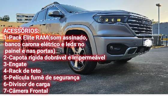 RAM RAMPAGE 2.0 TURBO DIESEL LARAMIE 4X4 AUTOMÁTICO RAM RAMPAGE 2.0 TURBO DIESEL LARAMIE 4X4 AUTOMÁTICO